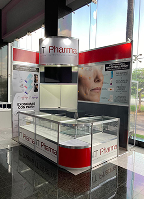 Stand híbrido — backwall